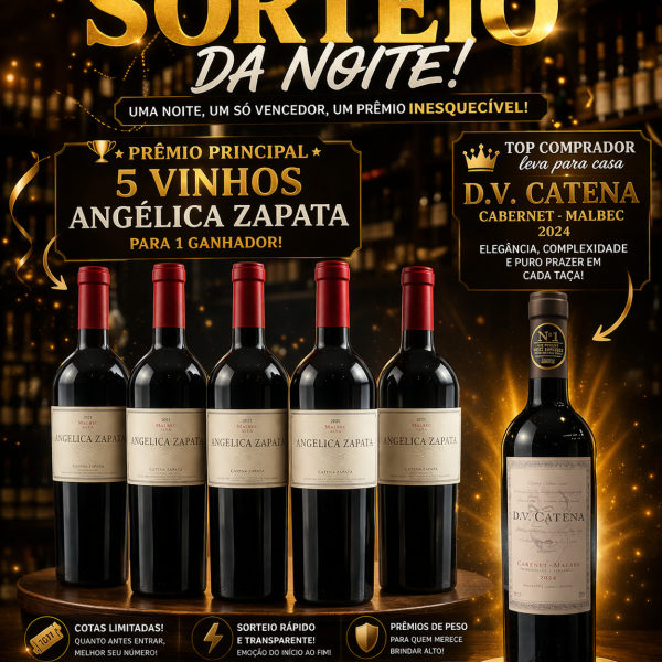 🚨🔥 SORTEIO DA NOITE – PESADO! 🔥🚨